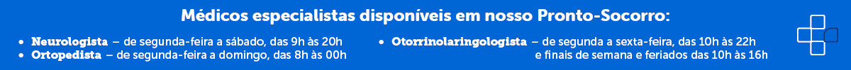 Médicos Especialistas em Nosso Pronto-Socorro