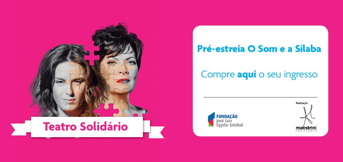 Musical “O Som e a Sílaba”, de Miguel Falabella, tem pré-estreia beneficente