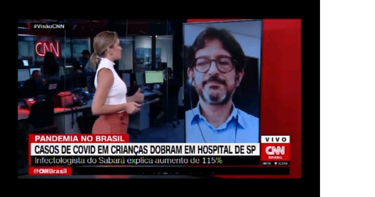 Especialistas do Sabará Hospital Infantil falam sobre aumento de casos de Covid-19 Especialistas do Sabará Hospital Infantil falam sobre aumento de casos de Covid-19
