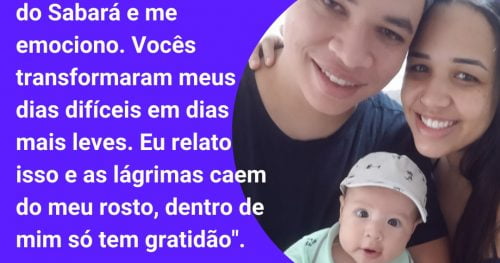 Conheça a história do sorridente Luan que deixou os pais apreensivos após a internação por problemas respiratórios