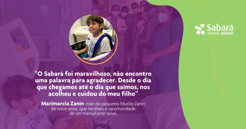 Dia Nacional de doação de órgãos – conheça a feliz história de Murilo que realizou o transplante de rim
