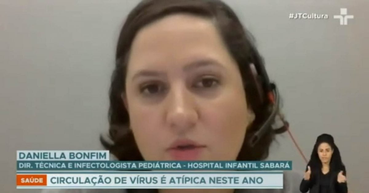A diretora técnica e infectologista, Dra. Daniela Bomfim, é entrevistada da TV Cultura A diretora técnica e infectologista, Dra. Daniela Bomfim, é entrevistada da TV Cultura