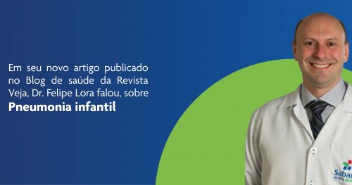 Artigo do Blog da Veja Saúde aborda a pneumonia infantil