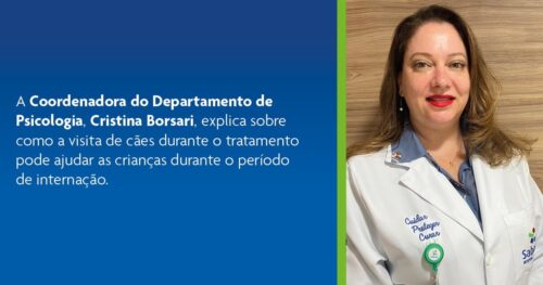 Em matéria para o SBT, Coord. Psicologia explica a importância da presença dos pets durante um tratamento pediátrico