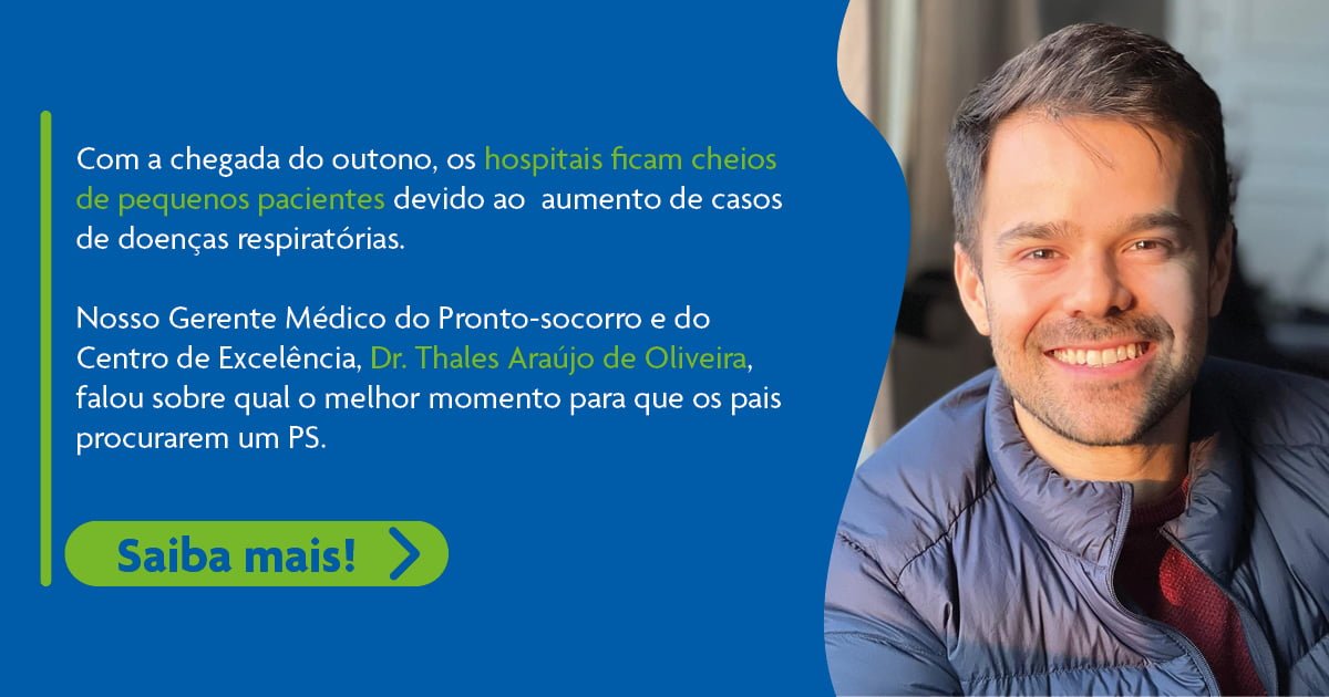 O Gerente médico do PS e do Centro de Excelência, Dr. Thales Araújo de Oliveira, participa de matéria no Estado de S.Paulo sobre quando procurar um PS O Gerente médico do PS e do Centro de Excelência, Dr. Thales Araújo de Oliveira, participa de matéria no Estado de S.Paulo sobre quando procurar um PS